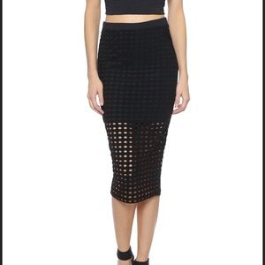 T by Alexander Wang pencil skirt